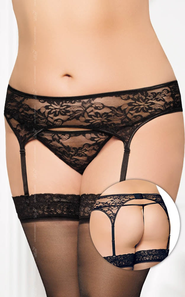 Reggicalze 3316 - Taglie Forti - nero {} XXXL