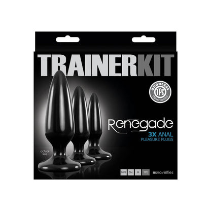 Kit di allenamento Renegade Pleasure Plug da 3 pezzi