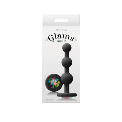Glams - Gemma arcobaleno ondulata - Nero