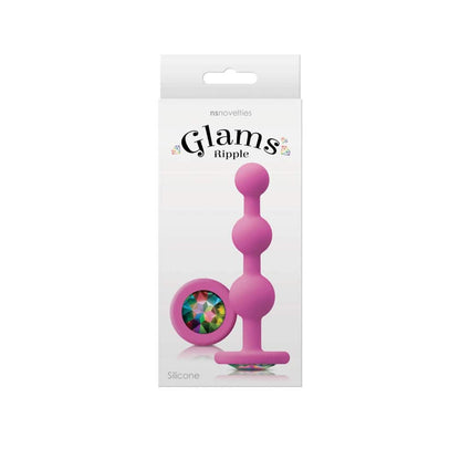 Glams - Gemma arcobaleno ondulata - Rosa