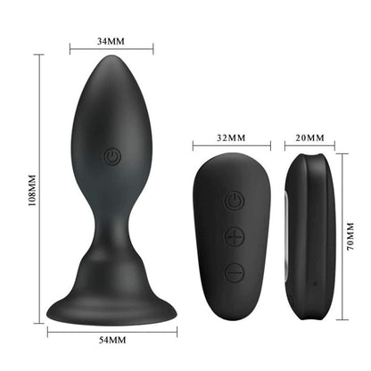 Mr. Play Plug anale vibrante con telecomando