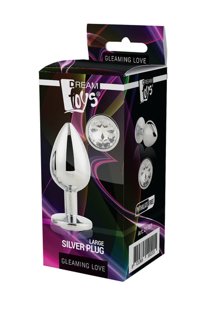 Tappo grande in argento scintillante